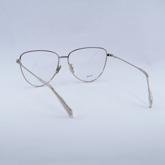 🕶️ New Celine CL50101U 028 Eyeglasses - Shiny Light Gold Frame - Picture 10 of 11